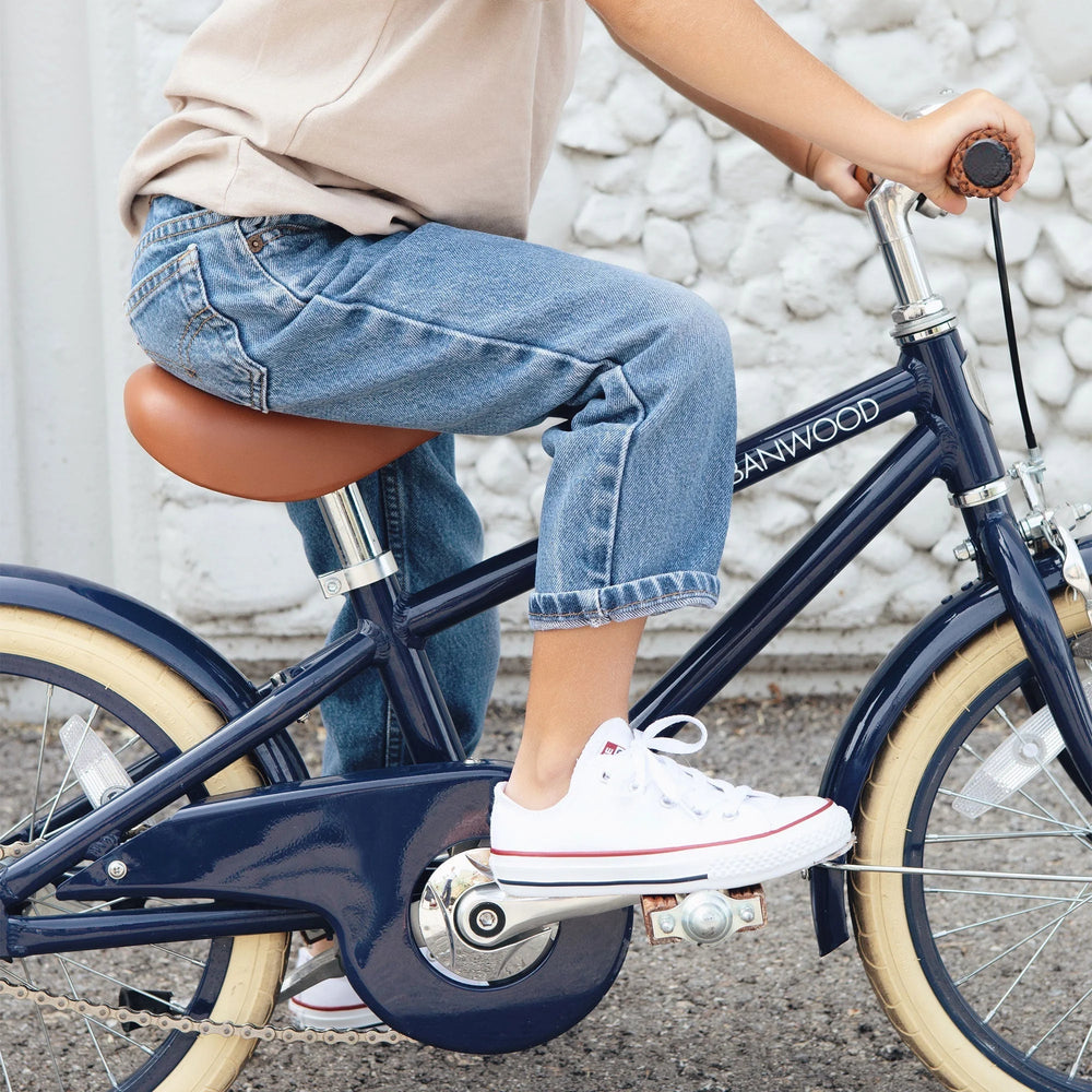 Klasický Bicykel - Tmavomodrý - Banwood 16’’ - Bicykle