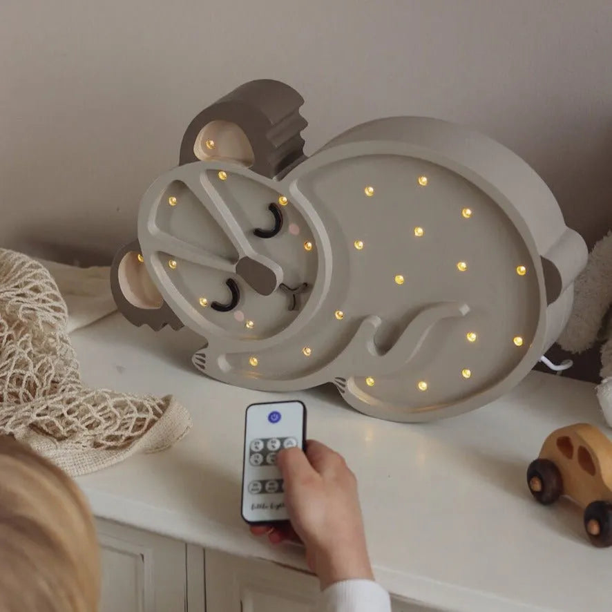 Koala Lamp - Little Lights - Wooden Lamps