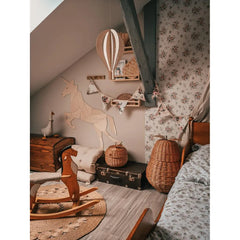 Cavallo - Unicorno - Decorazione da parete in legno - Taglia S - 65 cm x 75 cm - Parete - Taglialo ora