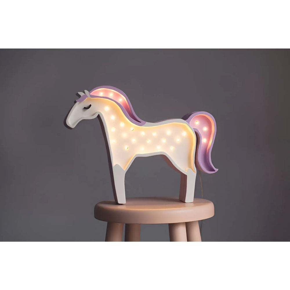 Koník Lampa - Drevené Lampy - Little Lights