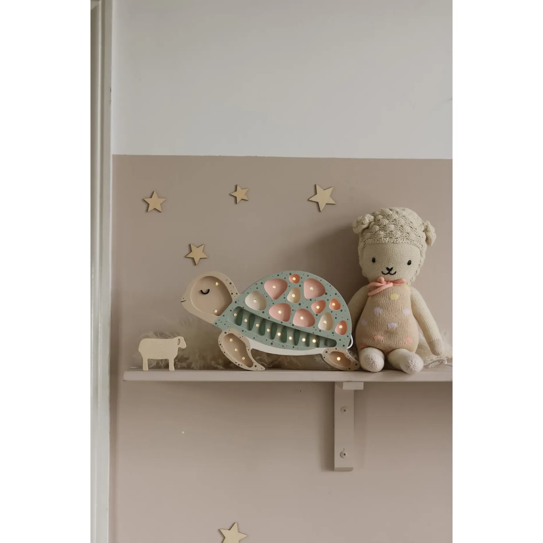 Turtle Lamp - Wooden Lamps - Little Lights