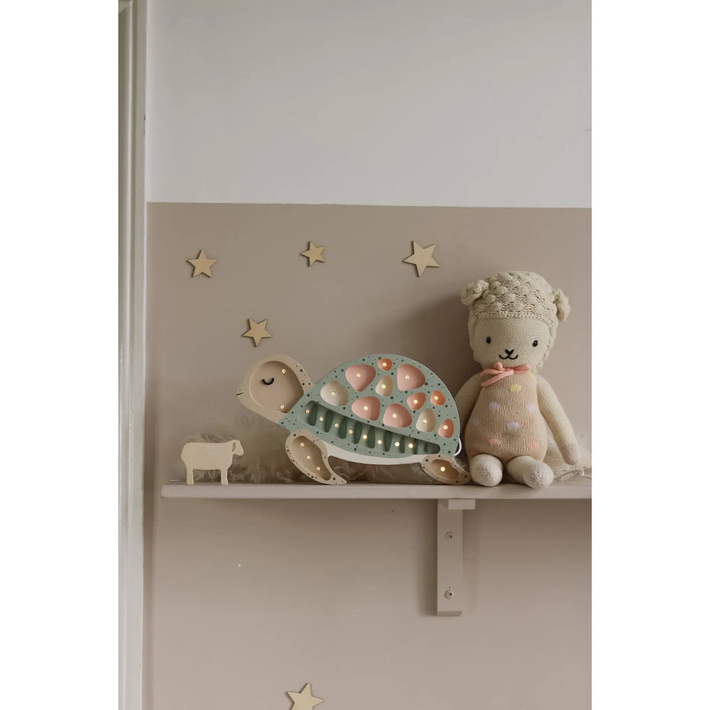 Turtle Lamp - Wooden Lamps - Little Lights