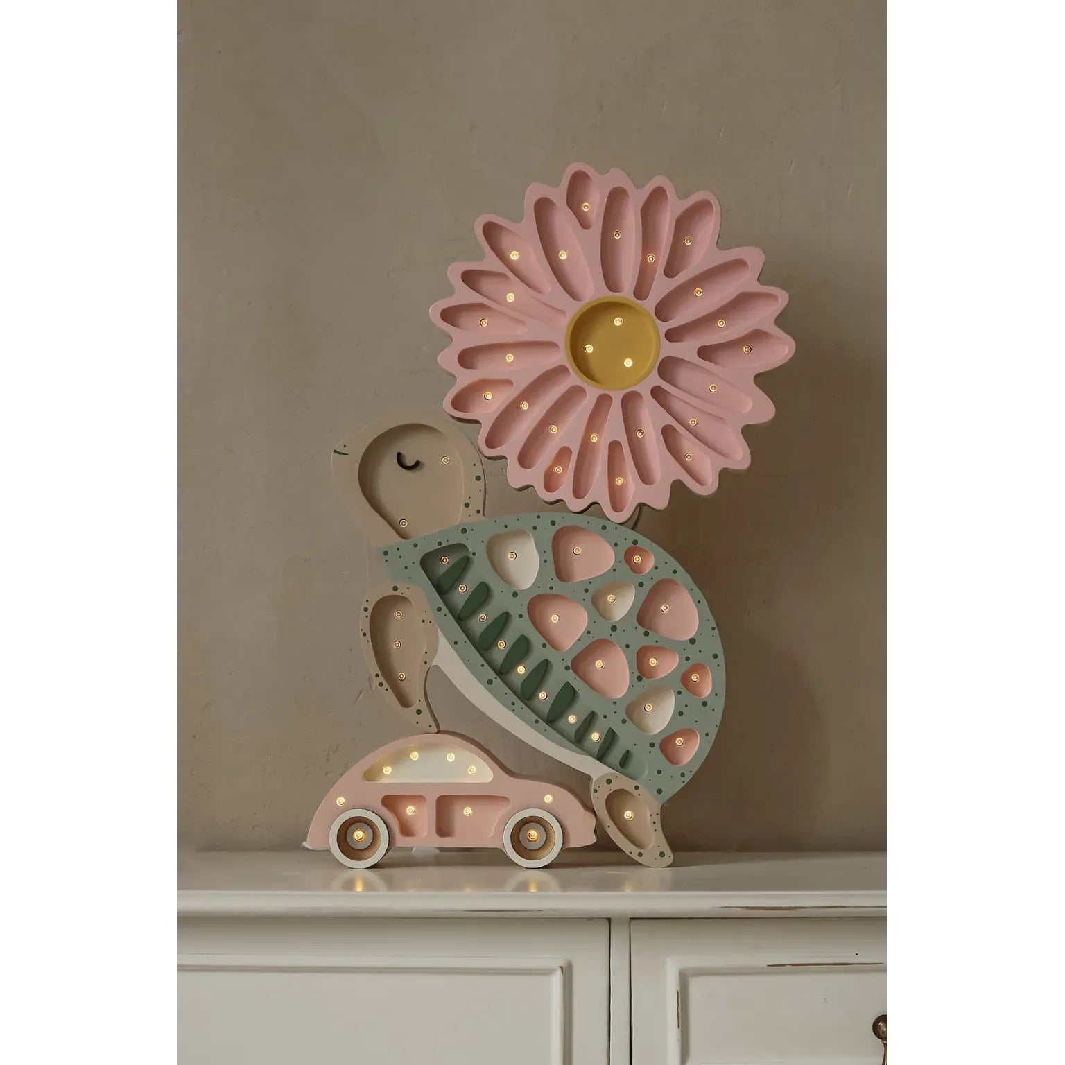 Turtle Lamp - Wooden Lamps - Little Lights