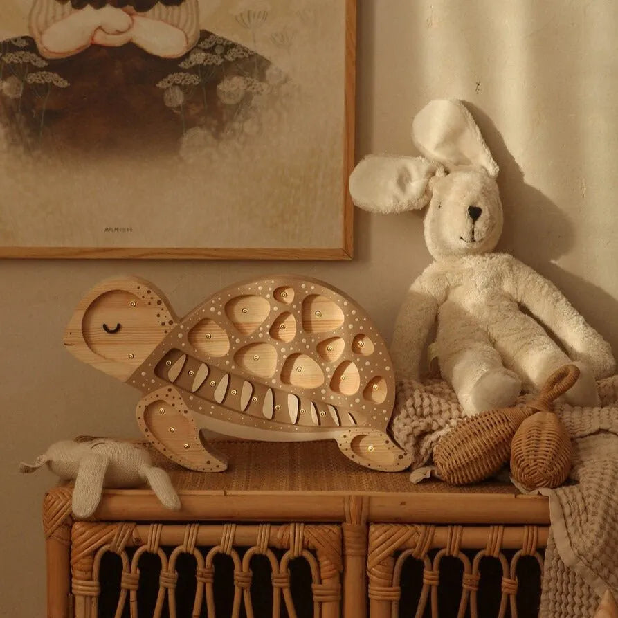 Schildkrötenlampe - Kleine Lichter - Holzlampen