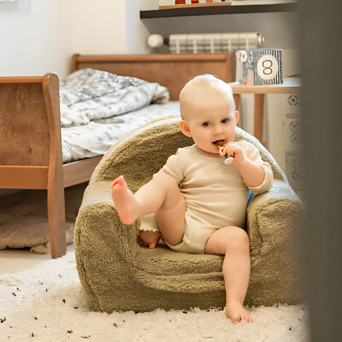 Fauteuil à votre nom - Vert olive - Muzpony - Fauteuils