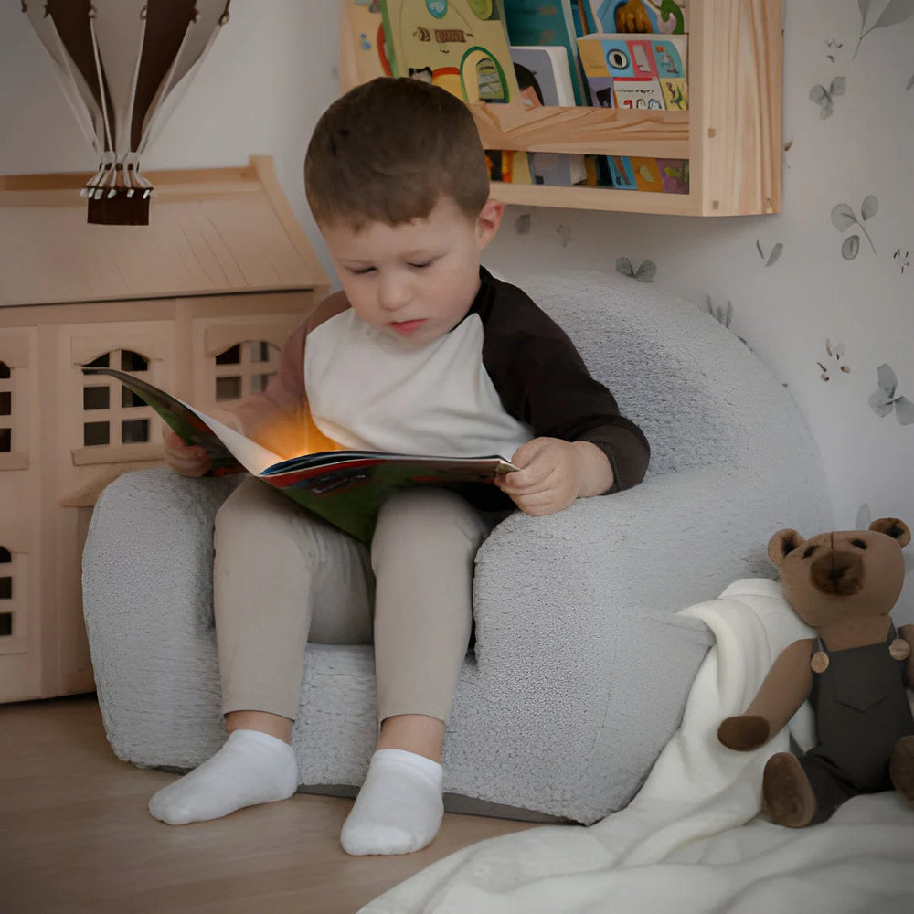 Křeslo s vlastním jménem - Šedé - Křesla - Muzpony