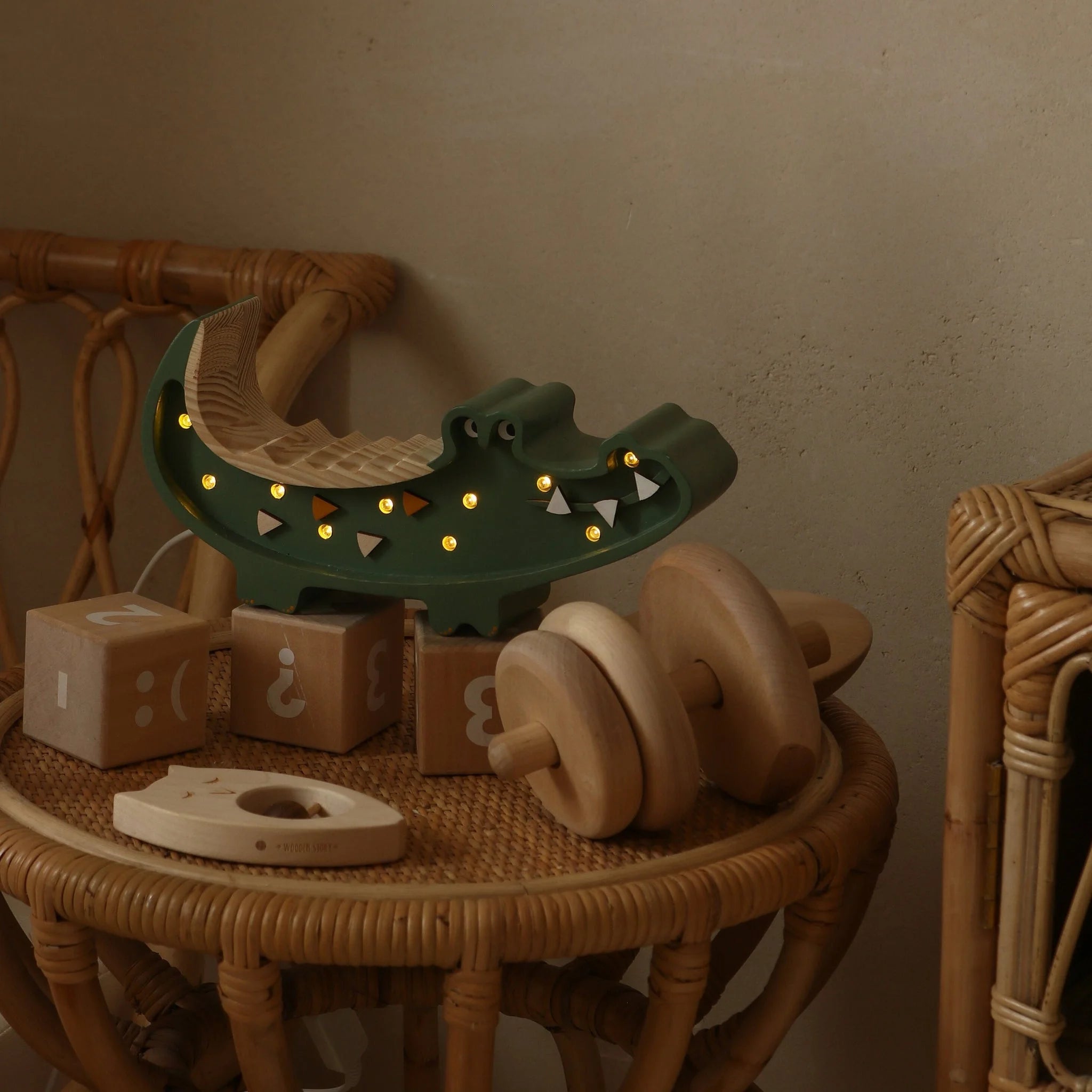 Krokodíl Lampa Mini - Bedside Lamps - Little Lights