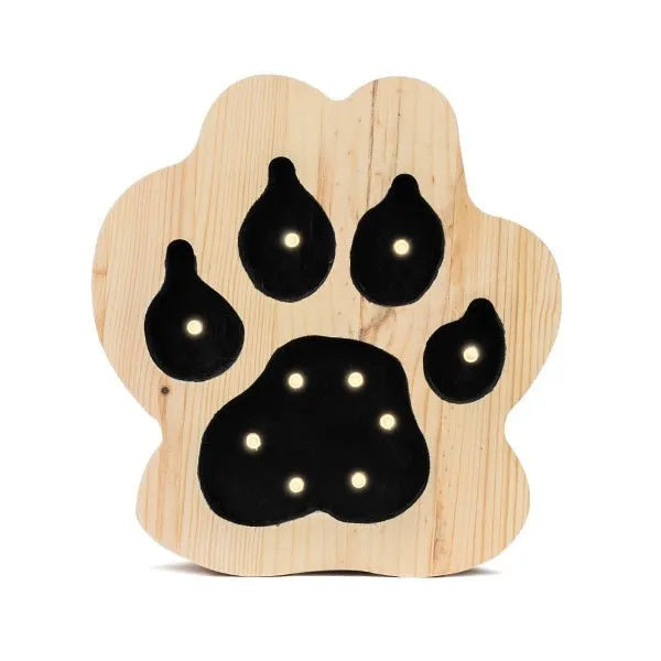Paw Lamp - Little Lights - Wooden Lamps