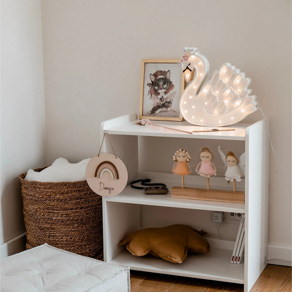 Swan Lamp - Little Lights - Wooden Lamps