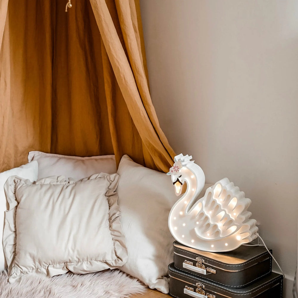 Swan Lamp - Little Lights - Wooden Lamps