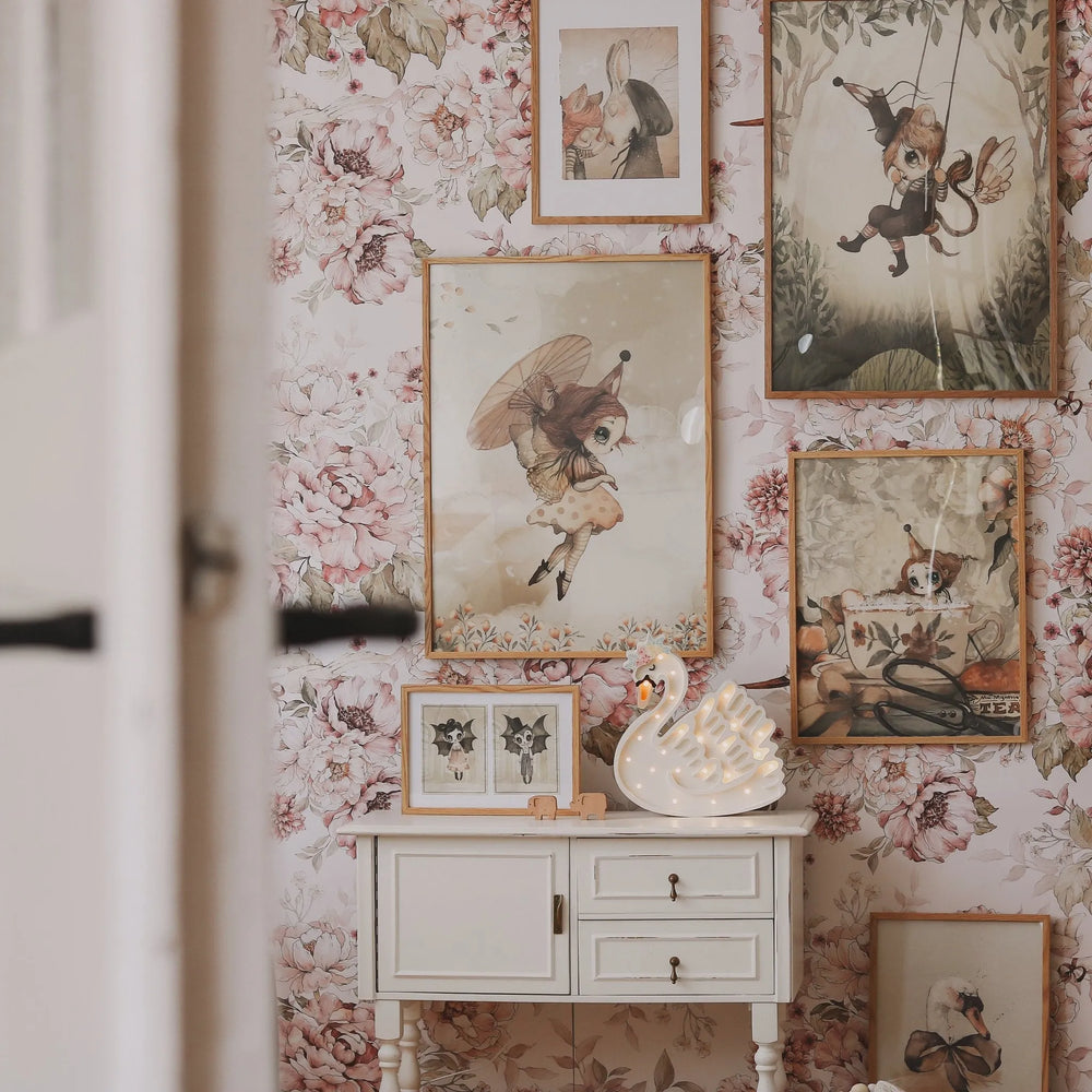 Swan Lamp - Little Lights - Wooden Lamps