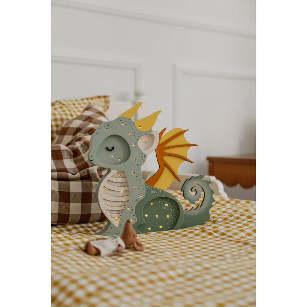 Dragon Lamp - Little Lights - Wooden Lamps