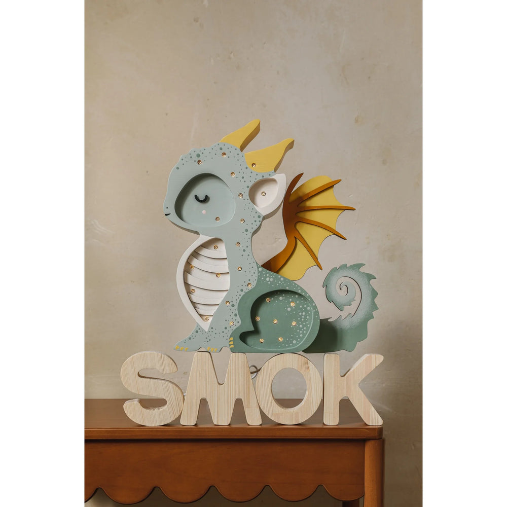 Dragon Lamp - Little Lights - Wooden Lamps