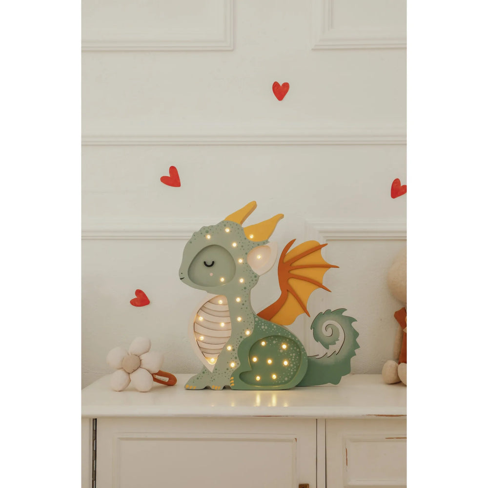 Dragon Lamp - Little Lights - Wooden Lamps