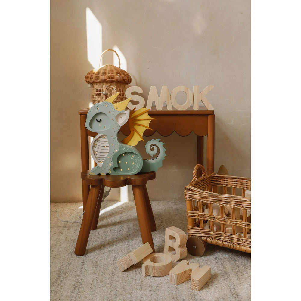 Dragon Lamp - Little Lights - Wooden Lamps