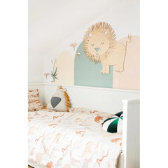 Lev - Drevená Nástenná Dekorácia v Safari štýle Veľkosť s - 65cmx75cm - Nástenná - Cut It Now