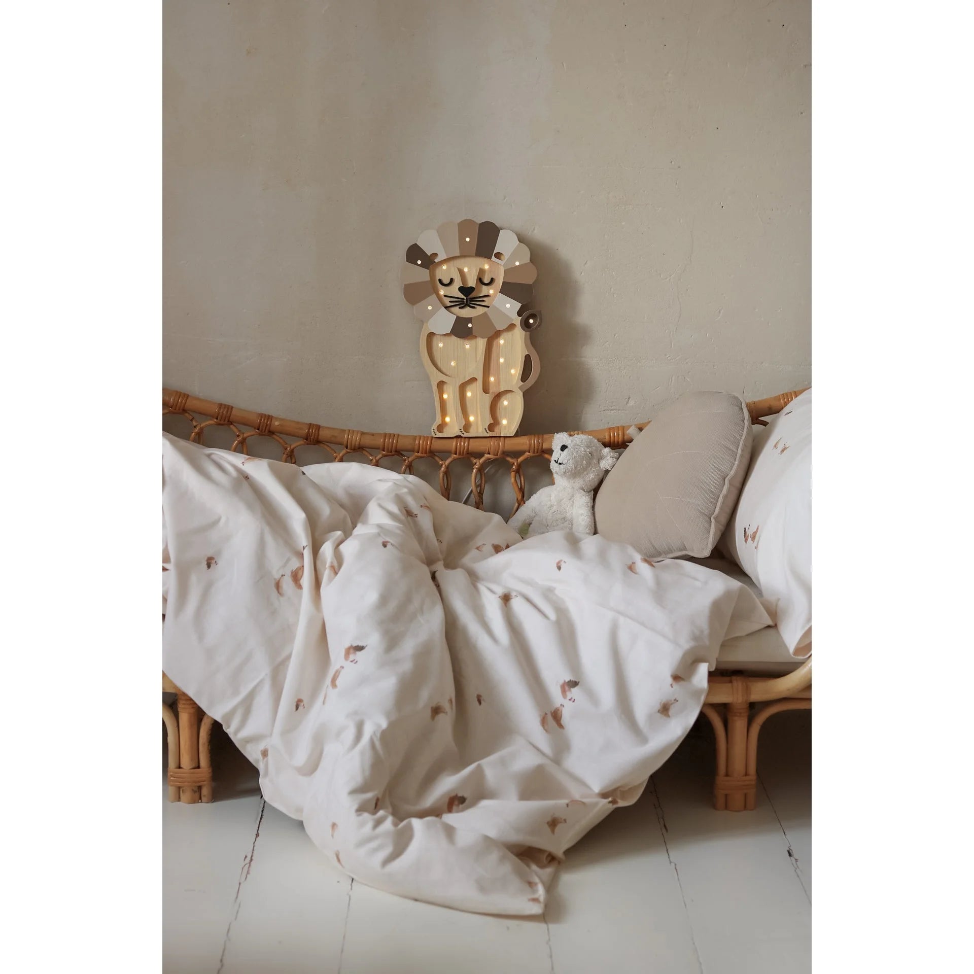 Lion Lamp - Wooden Lamps - Little Lights