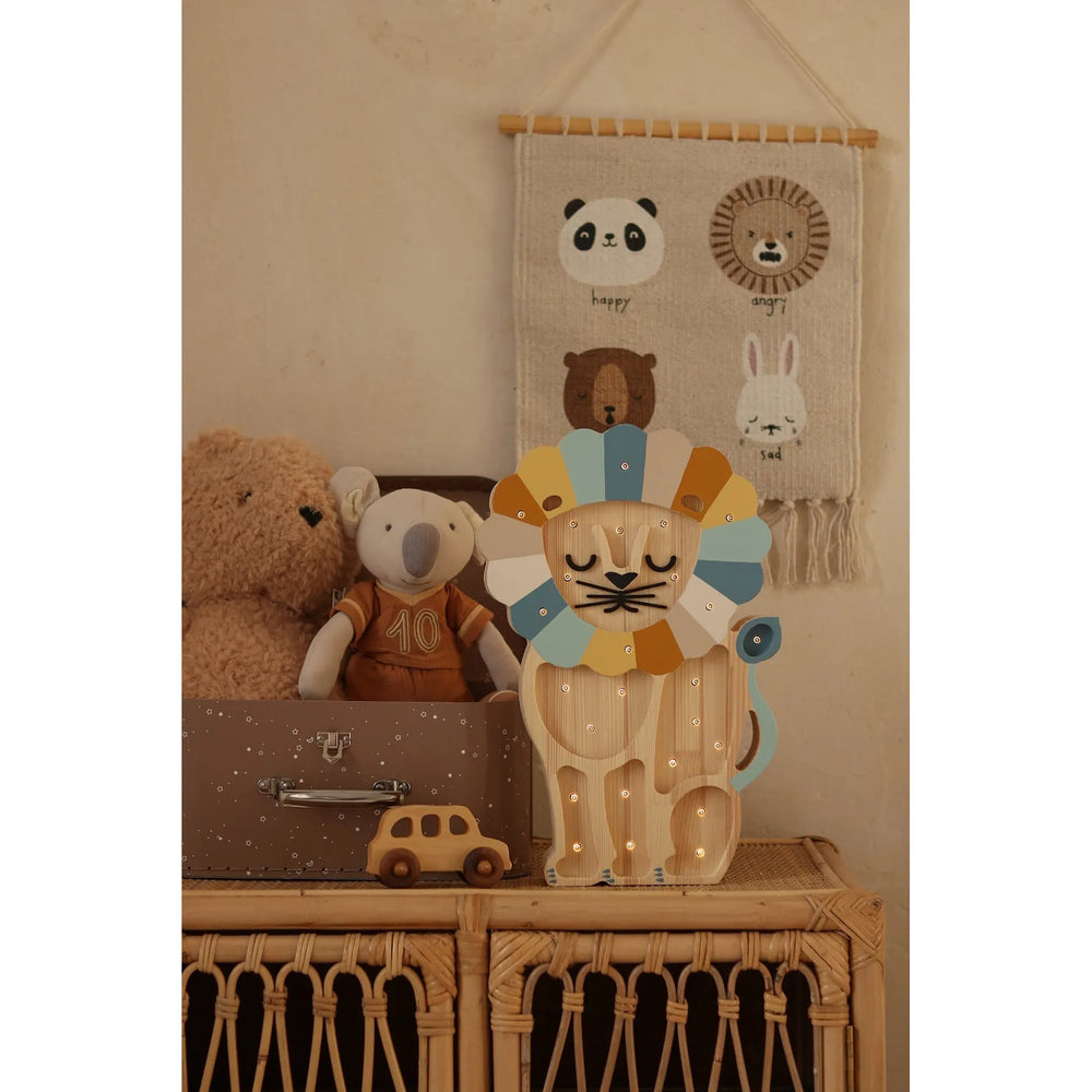 Löwenlampe - Kleine Lichter - Holzlampen