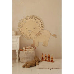 Lví - Dřevěná Nástěnná Dekorace v Safari stylu Xl Velikost - 79cmx91cm - Nástěnná - Cut It Now