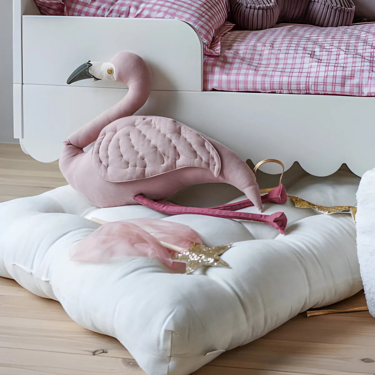 Hrací Matrace - Kremová - Muzpony - Francouzské Pufy-matrace