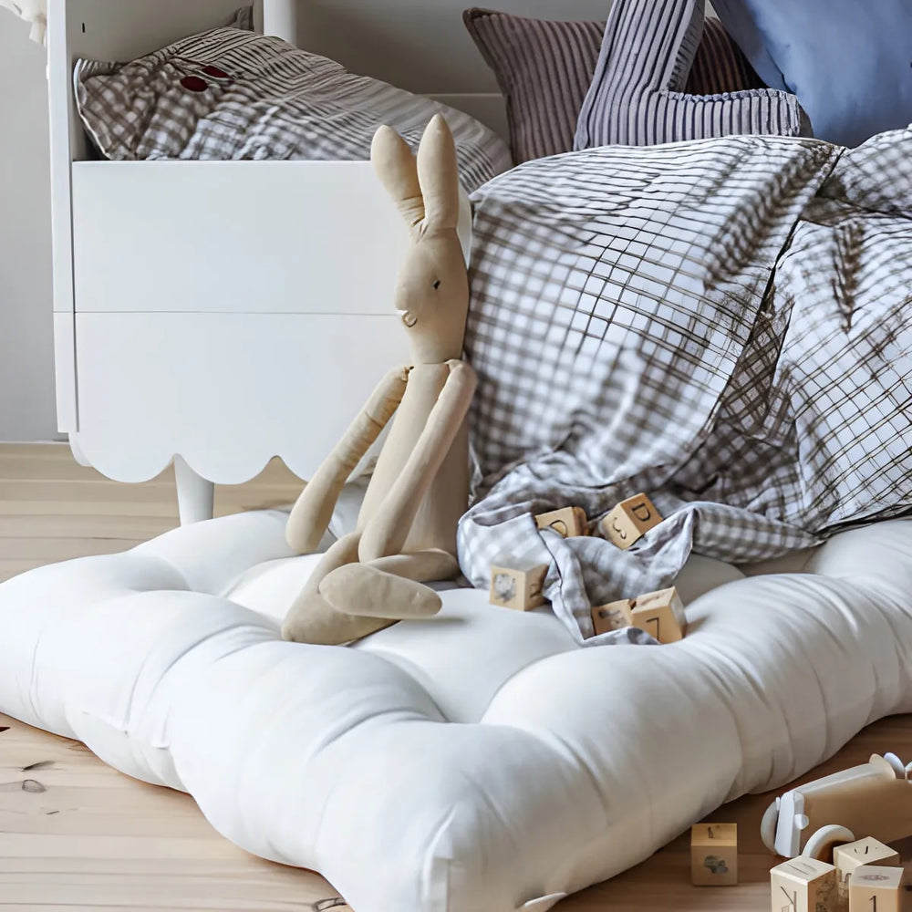 Hrací Matrace - Kremová - Muzpony - Francouzské Pufy-matrace