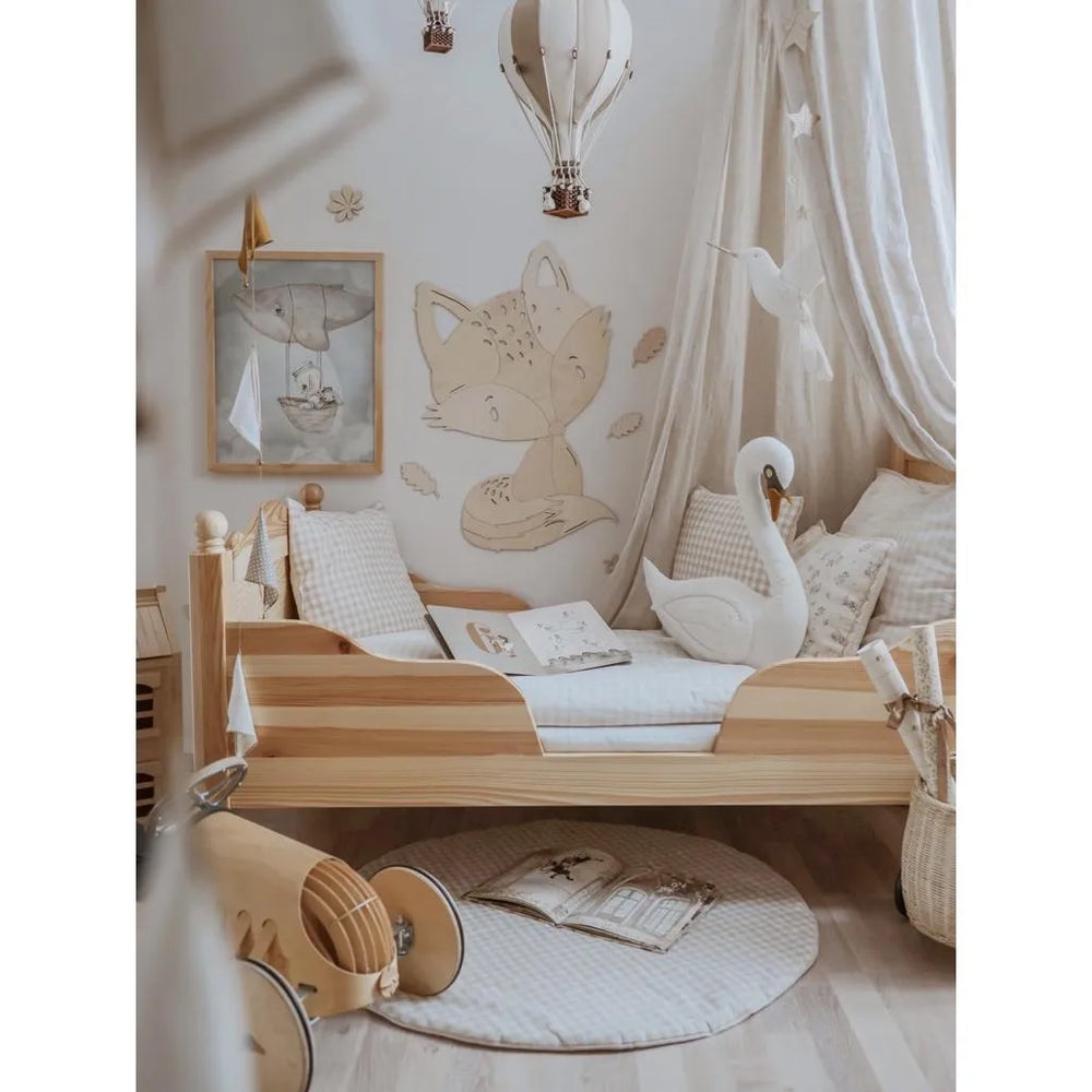 Fox - Wooden Wall Decoration from the Forest Animals Collection Size m - 75cmx48cm - Wall - Cut It Now