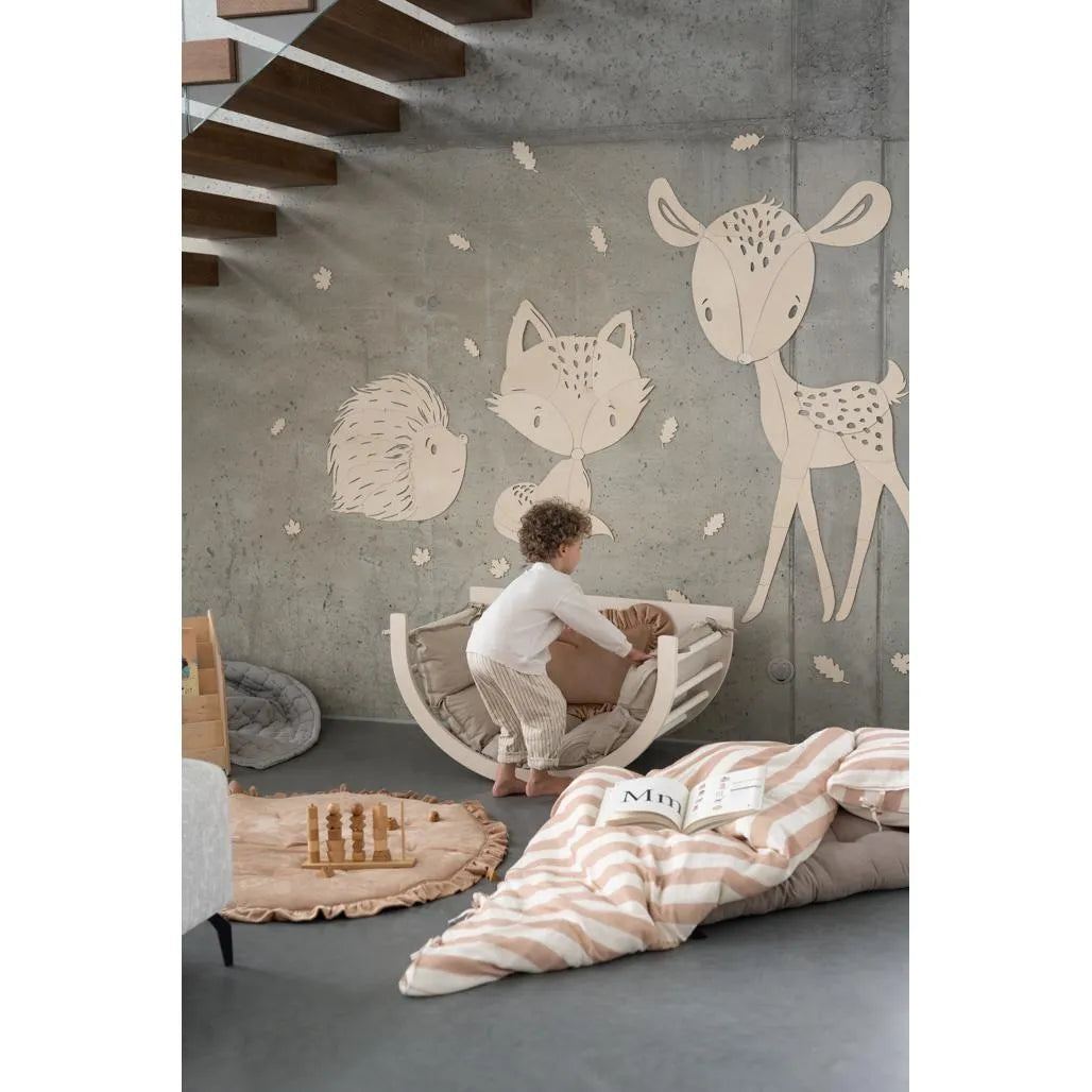 Fox - Wooden Wall Decoration from the Forest Animals Collection Size m - 75cmx48cm - Wall - Cut It Now