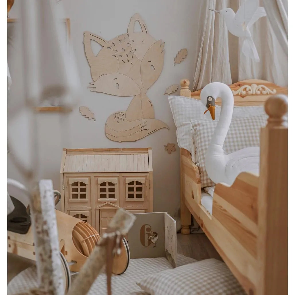 Fox - Wooden Wall Decoration from the Forest Animals Collection Size m - 75cmx48cm - Wall - Cut It Now