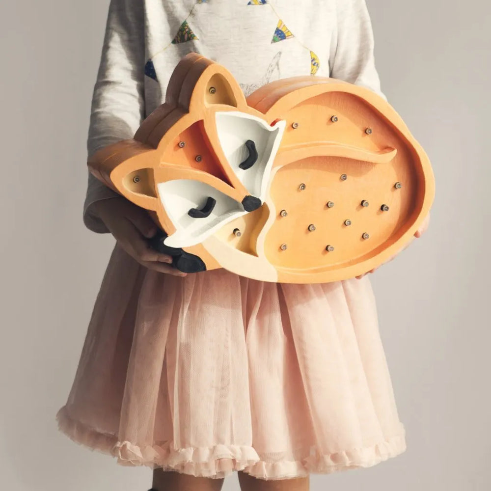 Lampada Volpe - Piccole Luci - Lampade in Legno