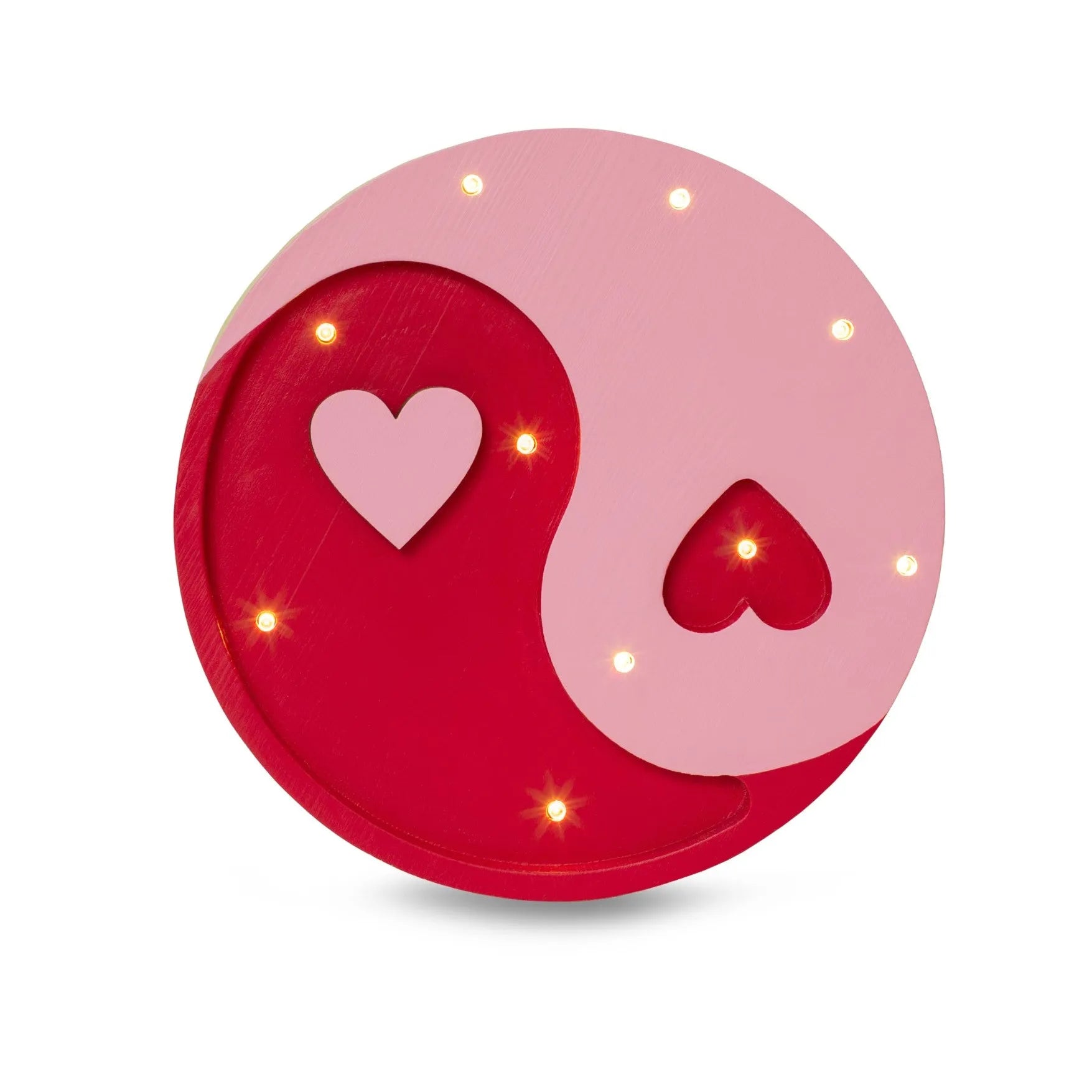 Yin&yang Lampa Ružová - Little Lights