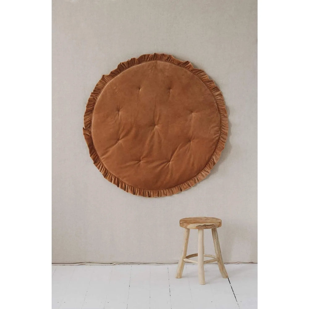 Velvet Pad with Ruffle Caramel - Moi Mili - Pads