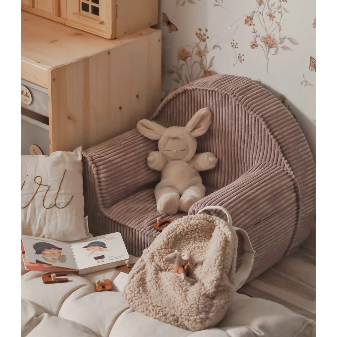 Fauteuil - Violet Gris - Muzpony - Fauteuils