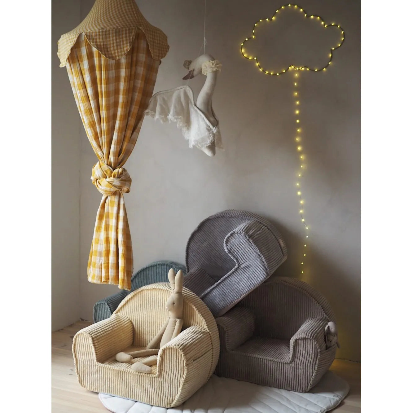 Fauteuil - Violet Gris - Muzpony - Fauteuils