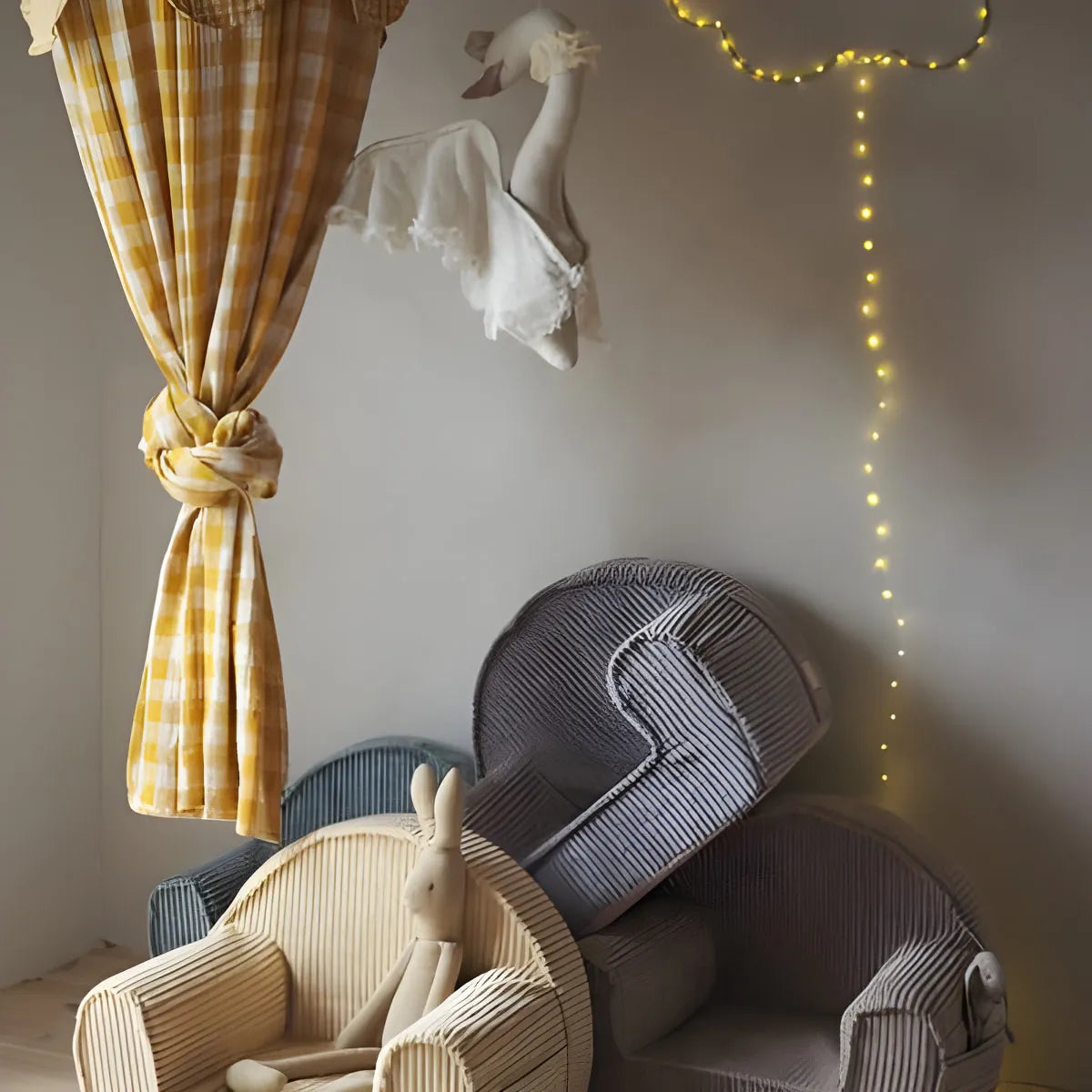 Fauteuil - Violet Gris - Muzpony - Fauteuils