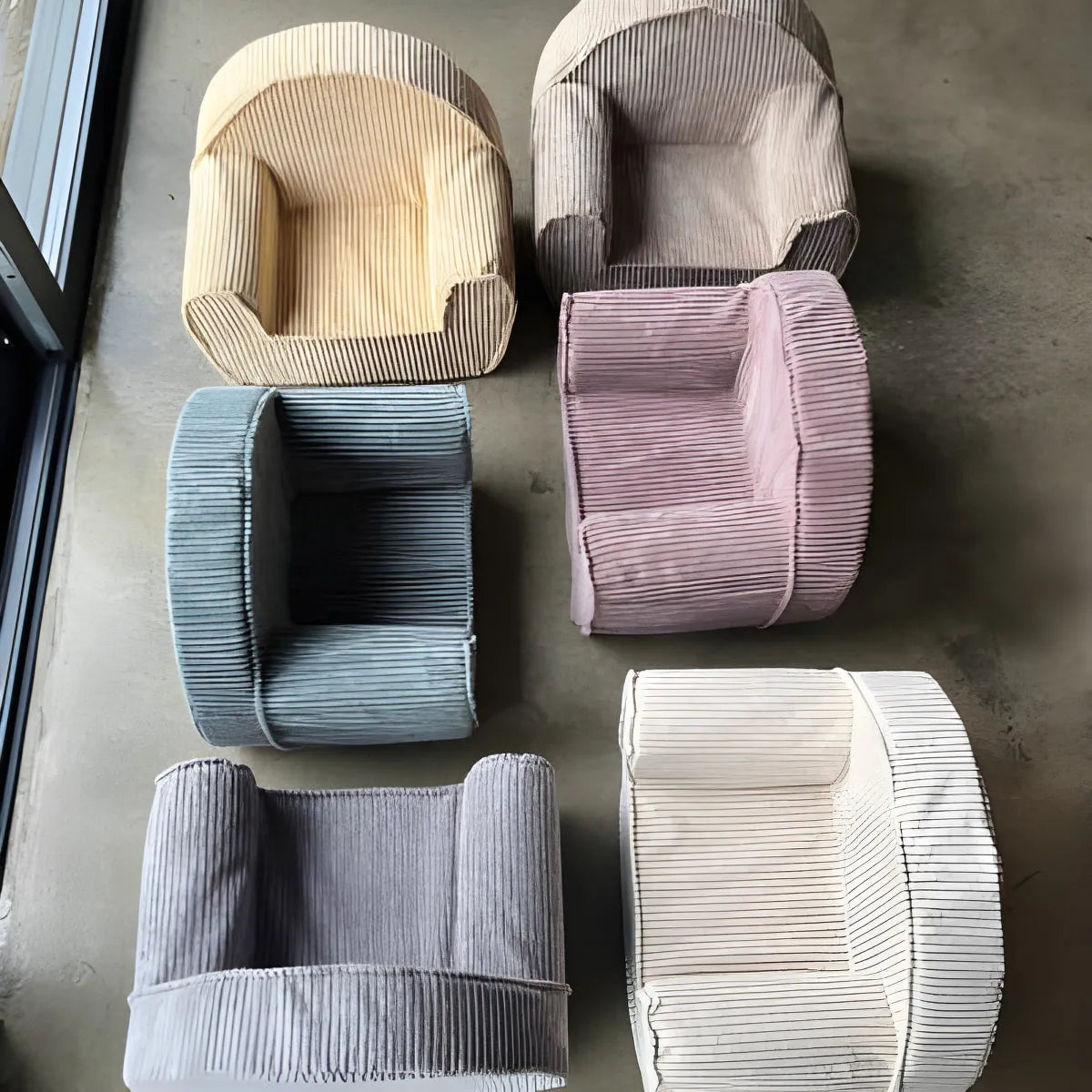 Fauteuil - Violet Gris - Muzpony - Fauteuils