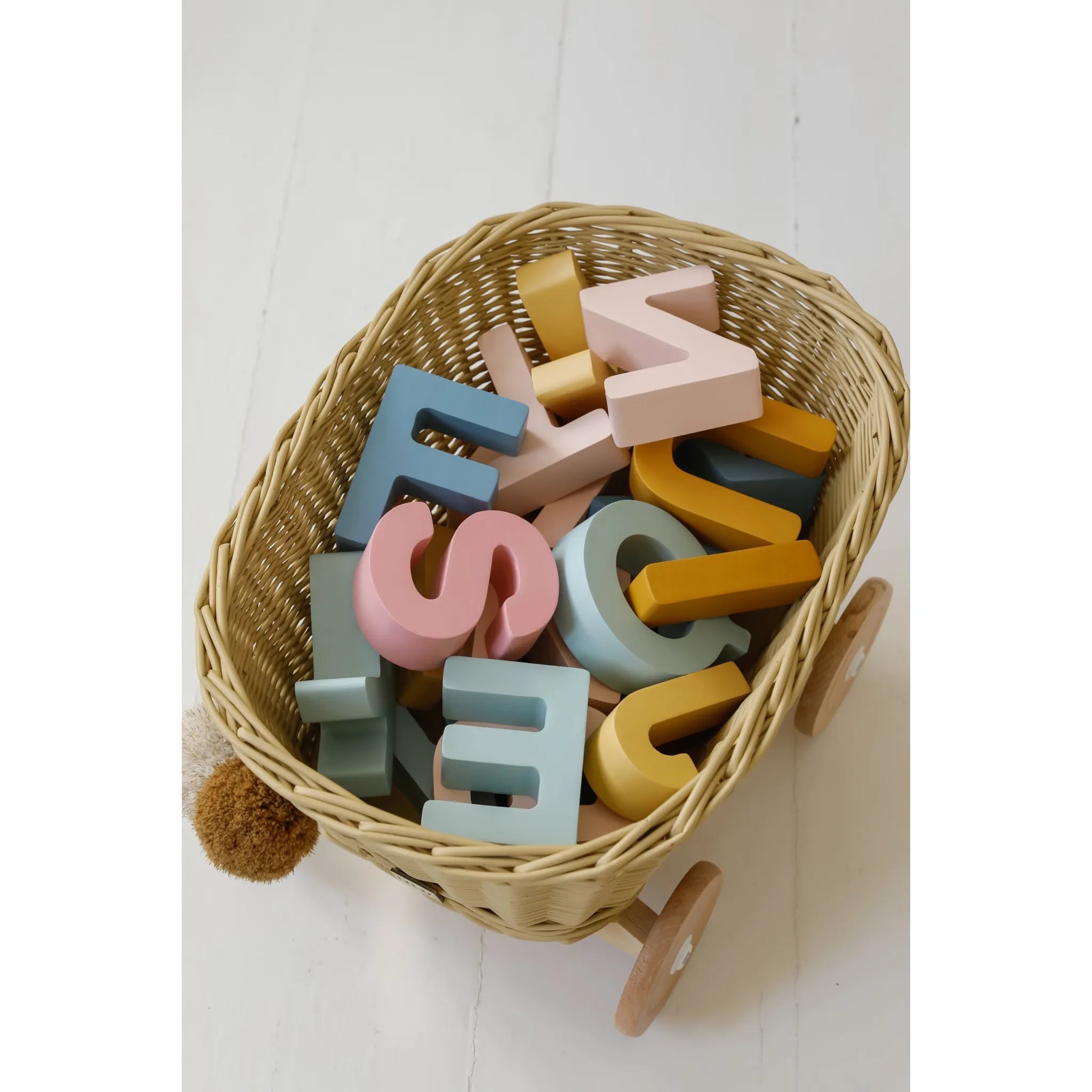 Malé Písmená – Drevená Abeceda - Drevené Hračky - Little Lights