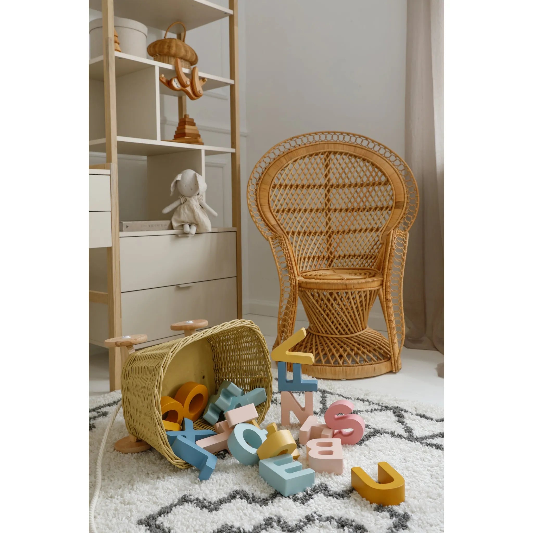 Malé Písmená – Drevená Abeceda - Drevené Hračky - Little Lights