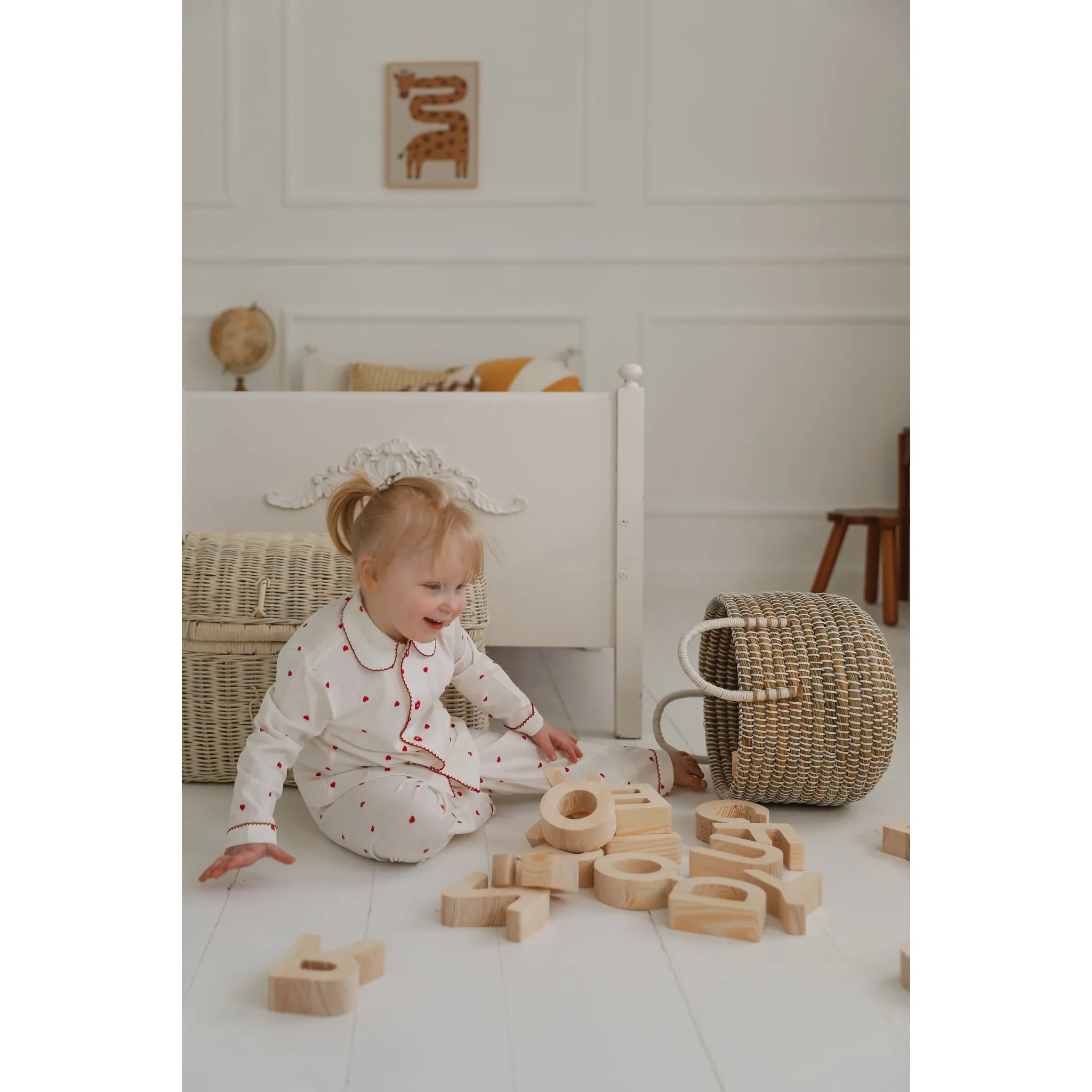 Malá Písmena - Dřevěná Abeceda - Dřevěné Hračky - Little Lights