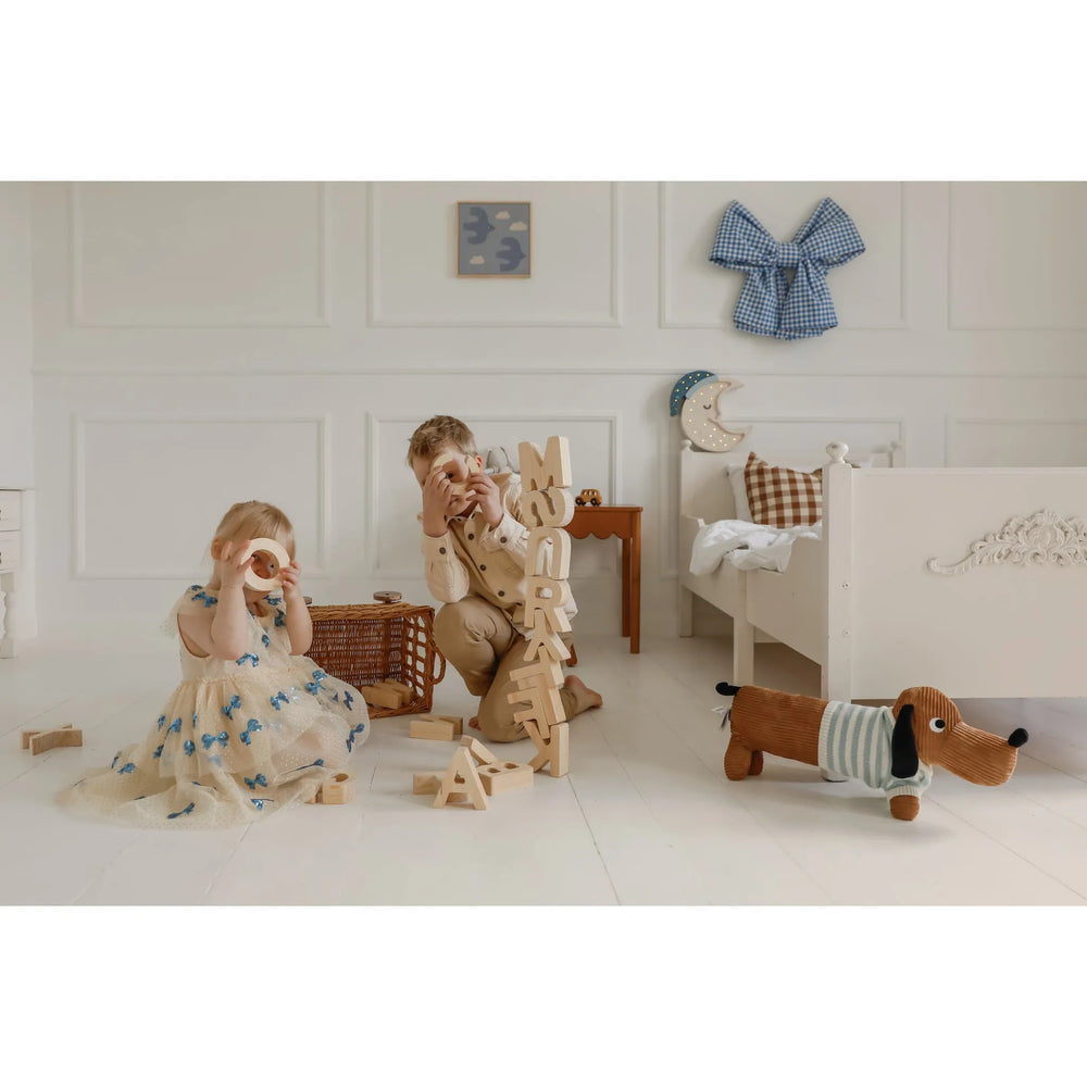 Malá Písmena - Dřevěná Abeceda - Dřevěné Hračky - Little Lights