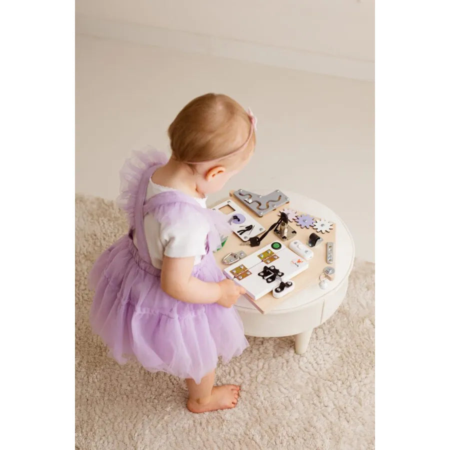 Manipulačná Doska Mini Domček - Montessori Tabuľa - Foxy Family