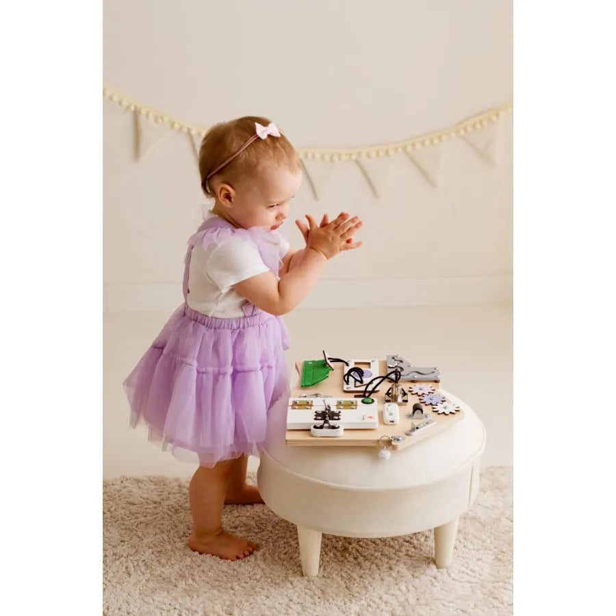 Manipulačná Doska Mini Domček - Montessori Tabuľa - Foxy Family