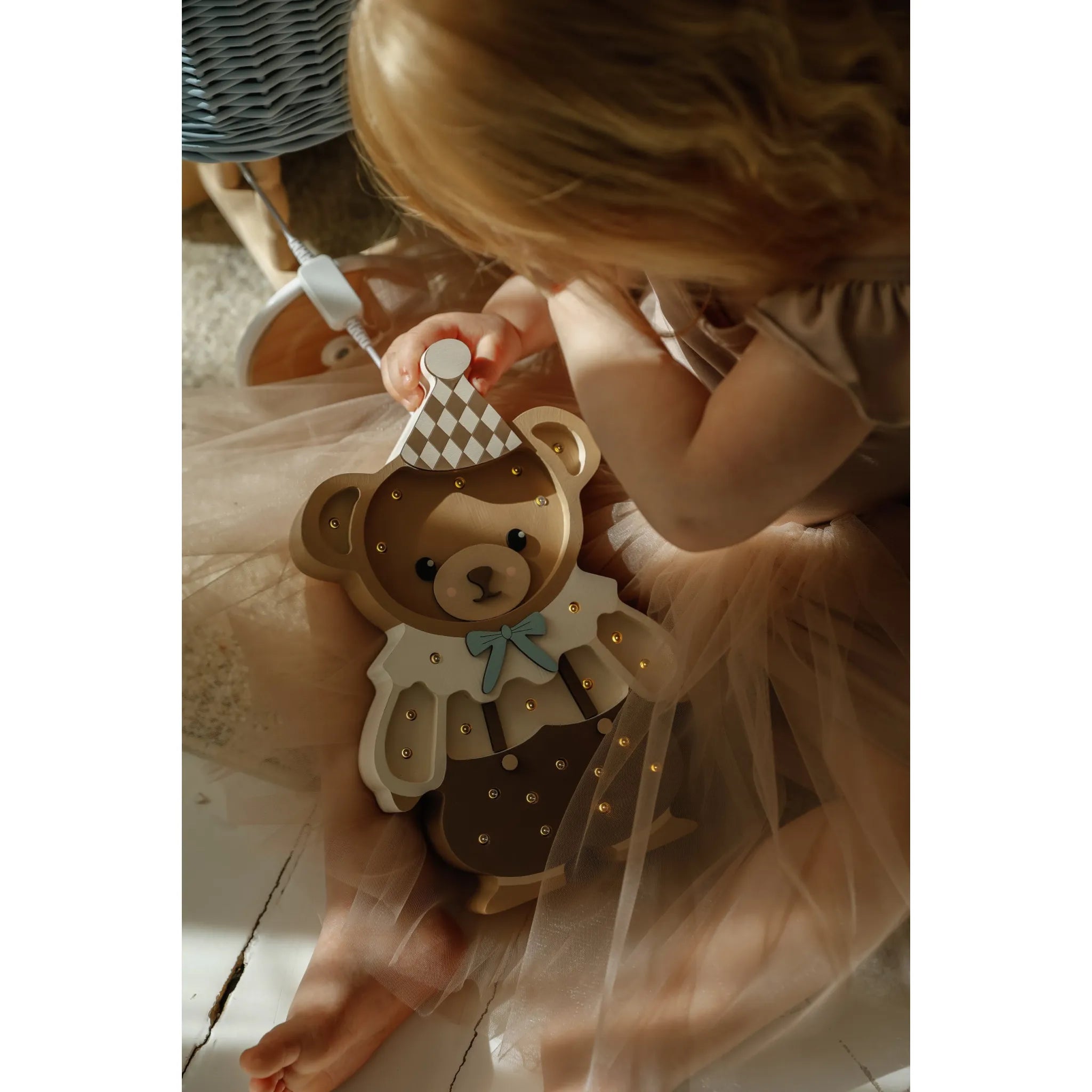 Lampada Orso - Piccole Luci - Lampade in Legno