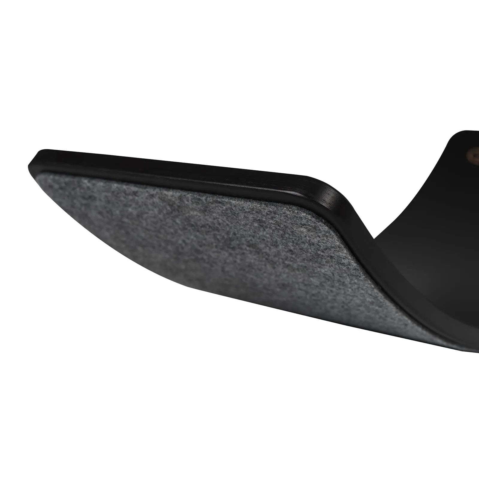 Meowbaby Balance Board für Kinder 80x30cm Holzschaukel Schwarz Kleinkind mit grauer Filzoberfläche - Balance Boards