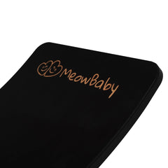 Meowbaby Balance Board für Kinder 80x30cm Holzschaukel Schwarz Kleinkind mit grauer Filzoberfläche - Balance Boards