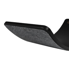 Meowbaby Balance Board für Kinder 80x30cm Holzschaukel Schwarz Kleinkind mit grauer Filzoberfläche - Balance Boards