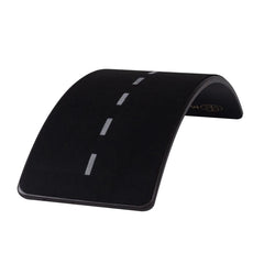 Meowbaby Balance Board für Kinder 80x30cm Holzschaukel Schwarz mit schwarzer Filzoberfläche Highway - Balance Boards