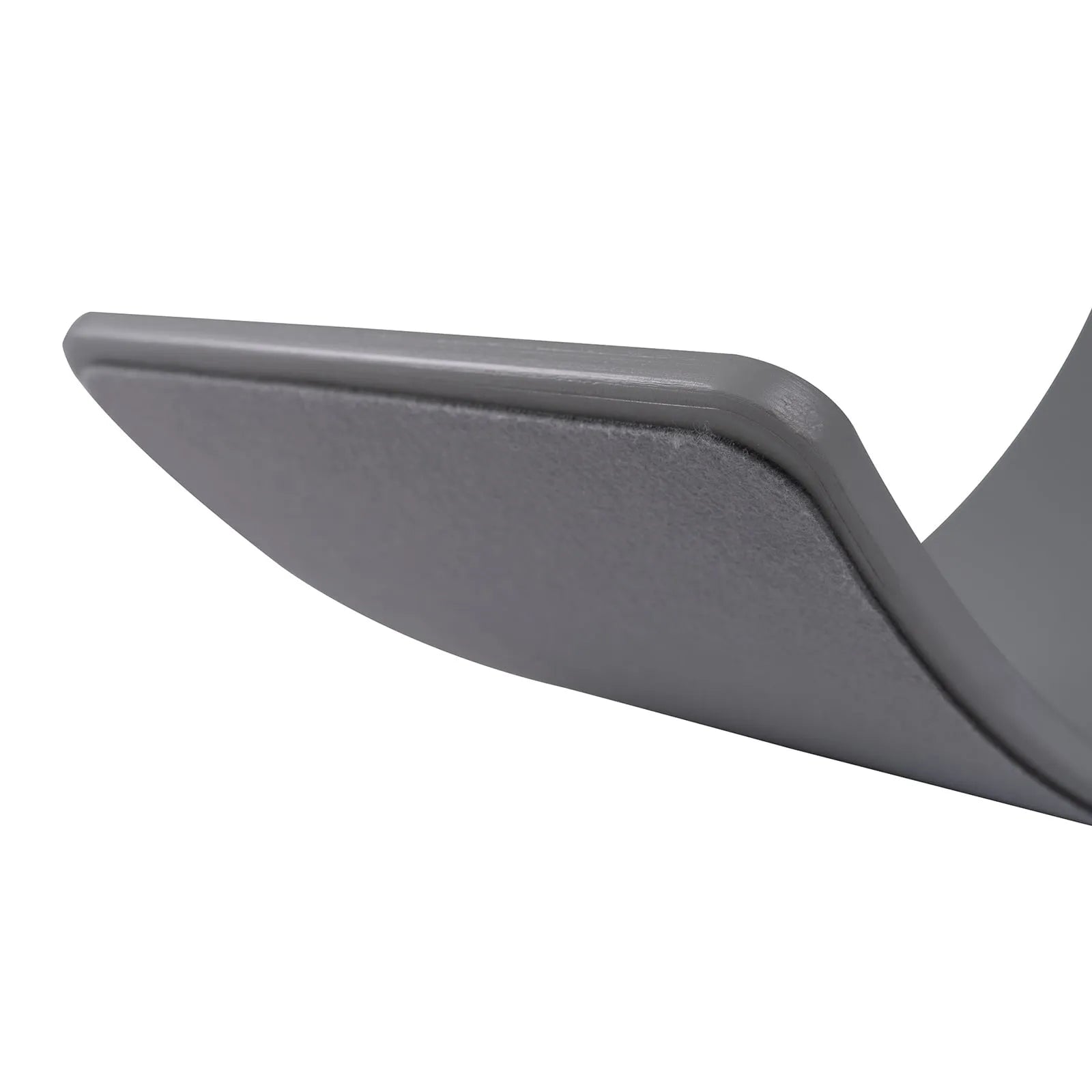 Meowbaby Balanční Deska pro Děti 80x30cm Dřevěná Houpačka Šedá s Plstěnou Sivou - Balanční Desky