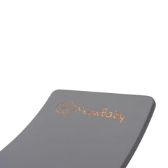 Meowbaby Balanční Deska pro Děti 80x30cm Dřevěná Houpačka Šedá s Plstěnou Sivou - Balanční Desky