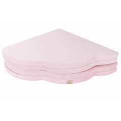 Meowbaby Children's Cloud Foam Folding Play Mat 160x160cm Certified Velvet Light Pink - Play
