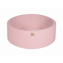 Meowbaby Children's Foam Ball Pit 90x30cm Without Balls Certified Cotton Light Pink - Dry Pools